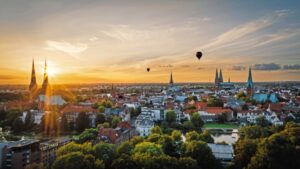 Hintergrund Bild Stadt Lübeck