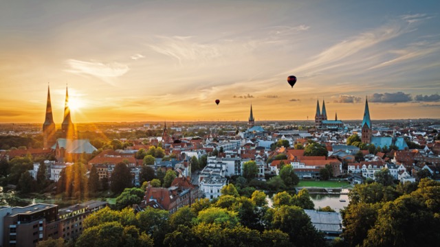 Hintergrund Bild Stadt Lübeck